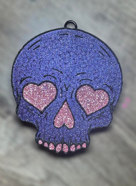 Heart Eyed Skull