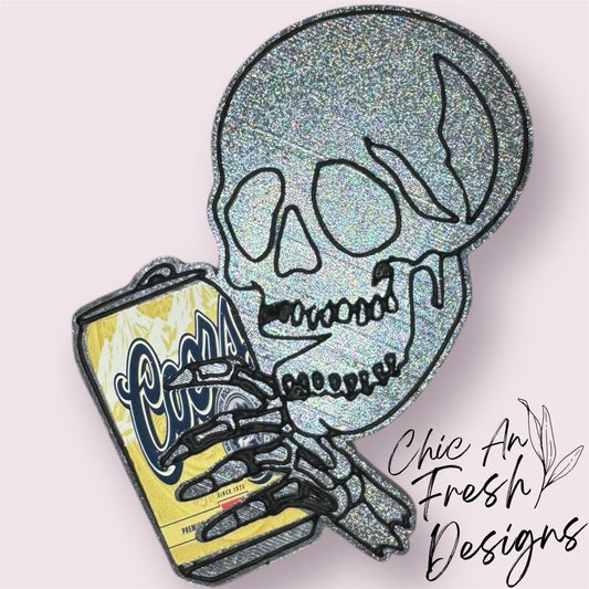 Drnking Skull w/ Cardstock