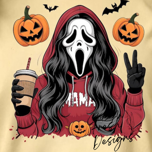Pumpkin Ghost Face Tee