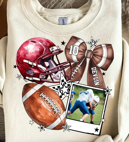 Custom Football Photo